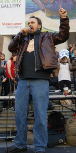Chris Bennett speaking about cannabis freedoms at the recent Occupy Vancouver protests.